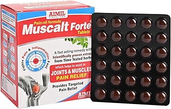 AIMIL Muscalt Forte Tablets for Bone & Joint Wellness | Reduces pain and inflammation | 30 Tablets