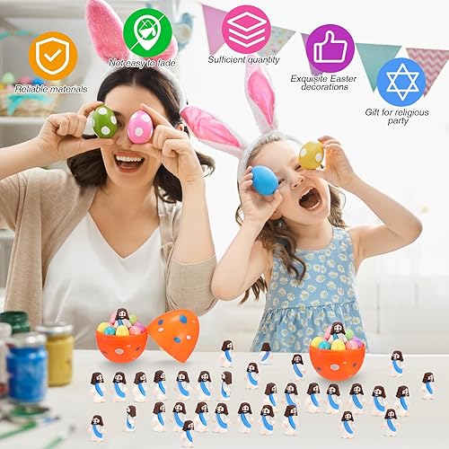 Miniatura 5 de 50 piezas de juguetes de Jesús, figuras religiosas de Jesús, regalos clásicos de Cristo, salvador religioso, muñeca Jesús, suministros religiosos,