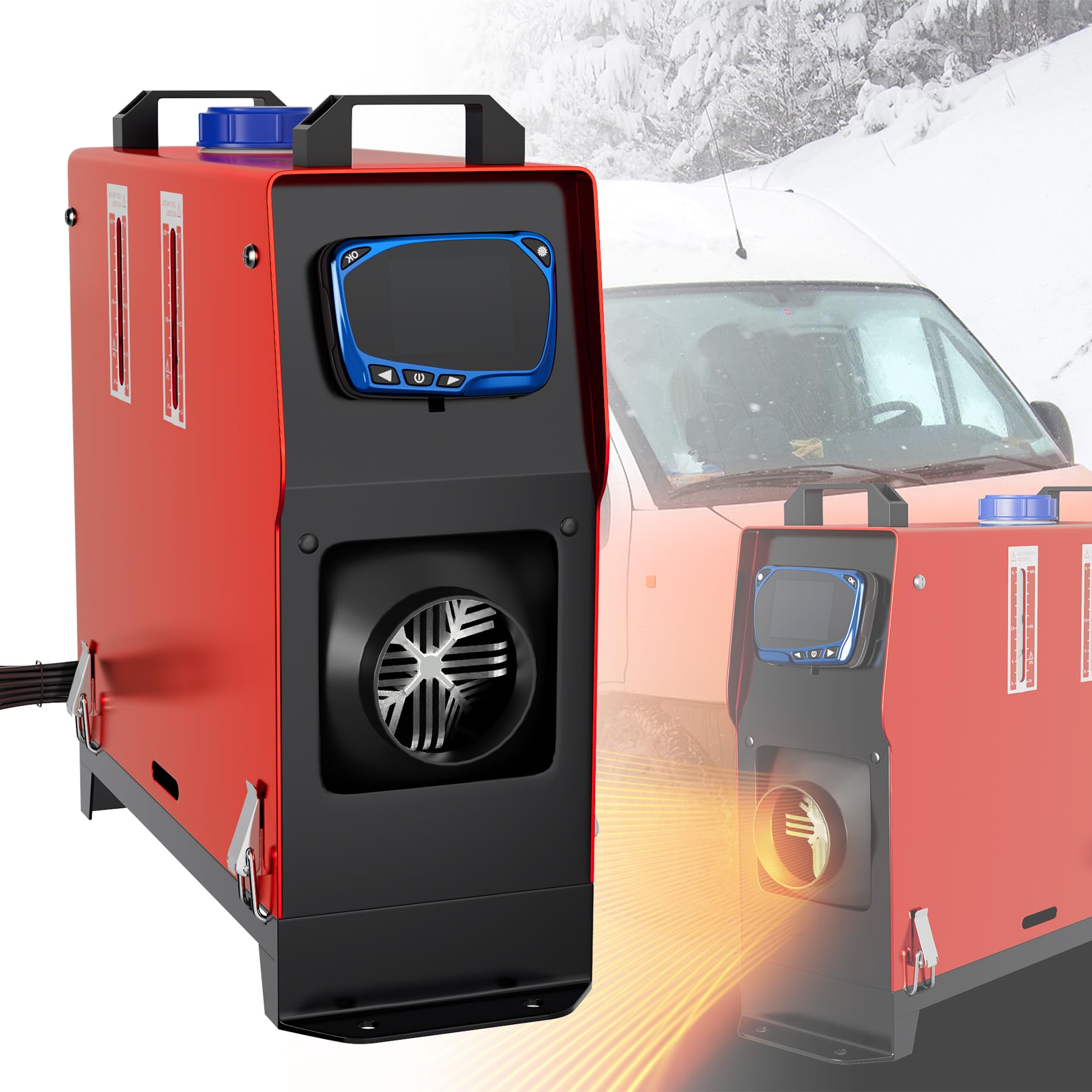 Fiqops Diesel Standheizung 8kW - All-in-One Mit Fernbedienung Für Wohnmobile