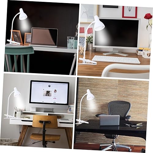 Miniatura 6 de Uonlytech Clip en lata dormitorio Led abrazadera luz cabecera clip en lectura luz USB carga blanco