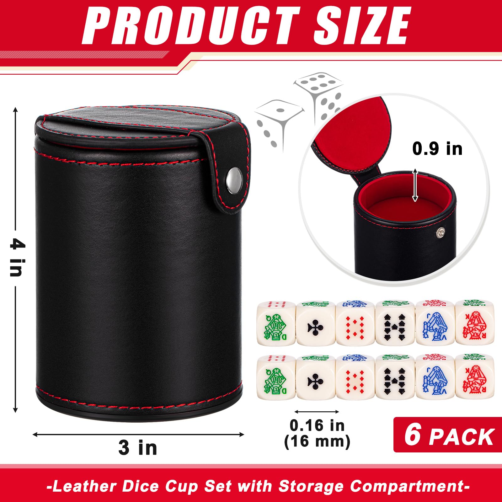 SIQUK Set 4 Bandejas Plegables Para Dados De PU Y Terciopelo – Rojo, Negro, Azul Y Violeta, Ideales Para DND Y Juegos De Mesa