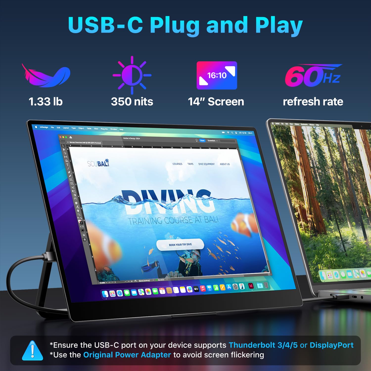 Amazon.co.jp: Portable Monitor 14