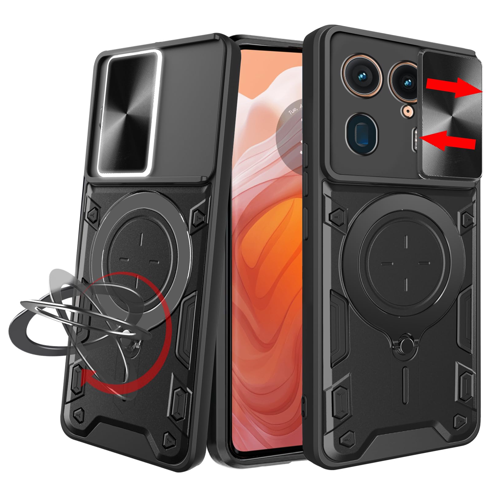 KZIOACSH Case for Motorola Edge 50 Ultra 5G