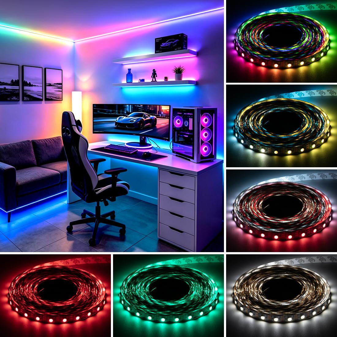 BTF-LIGHTING RGBW RGBWW Warmes Weiß SK6812 (ähnlich WS2812B) 5m 60leds/pixels/m Individuell adressierbar Flexibel 4 farbe in 1 LED Traumfarbe LED Streifen Nicht wasserdicht IP30 DC5V Schwarz PCB