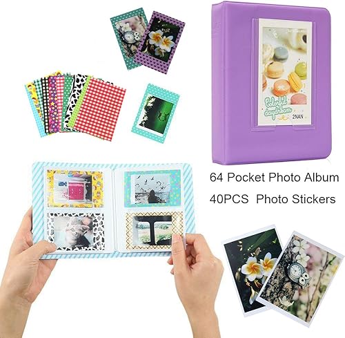 Miniatura 3 de Accesorios para cámara instantánea compatibles con cámara de película instantánea Fujifilm Instax Mini 12 11 9, color verde menta