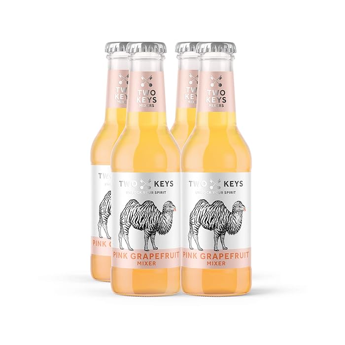 Buy Two Keys Pink Grapefruit Paloma Tonic Water 200ml Perfect Cocktail