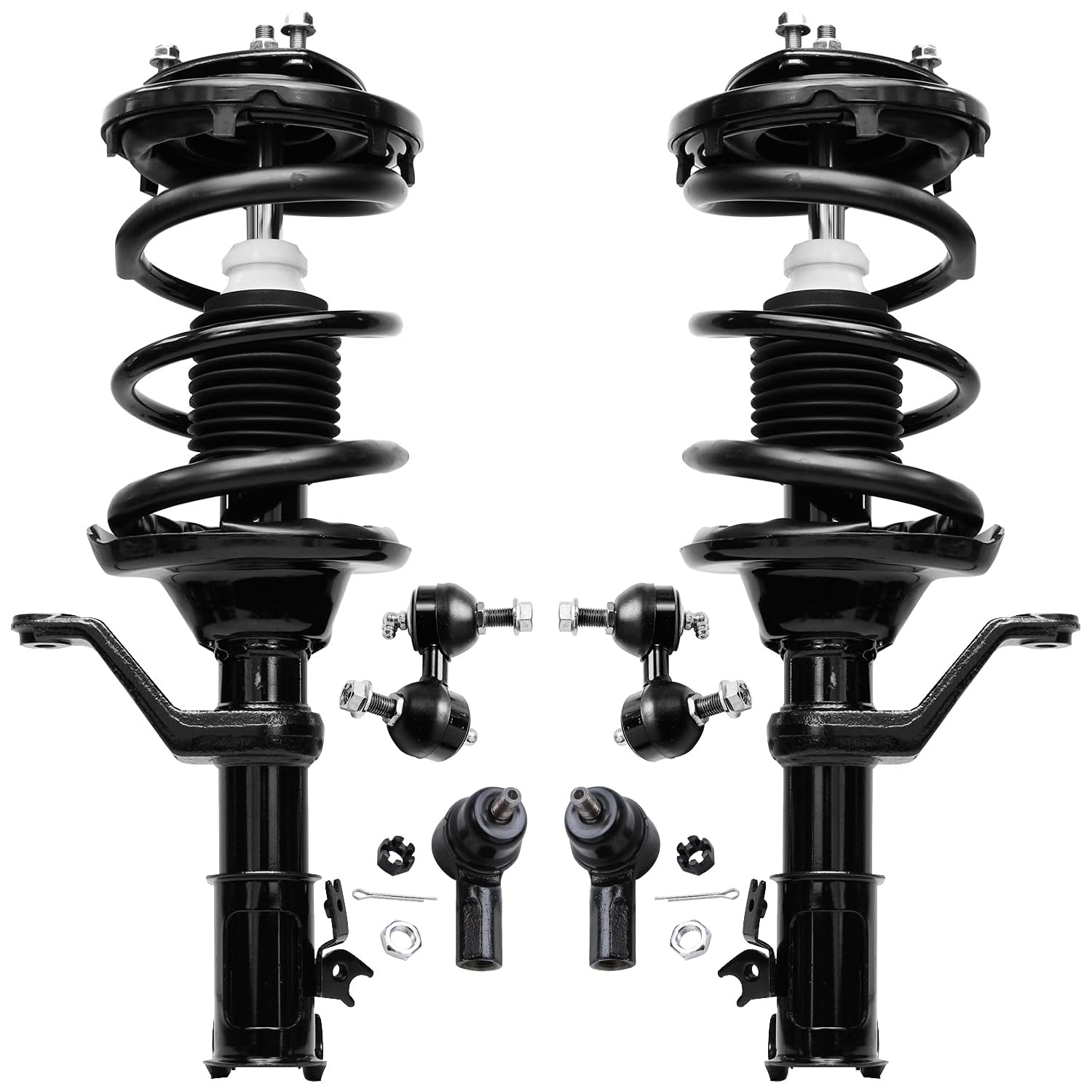 Detroit Axle - Front 6pc Struts Kit for 2002-2006 Honda CR-V