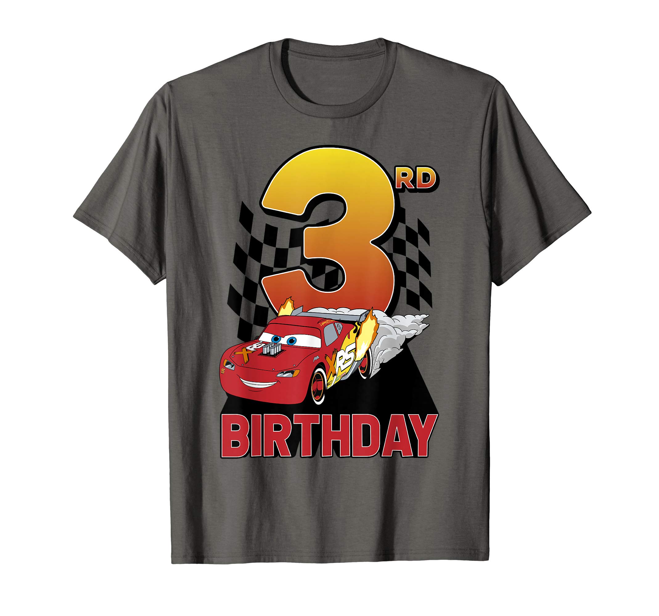 DisneyPixar Cars Lightning McQueen Third Birthday T-Shirt