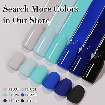 Double Rhythm 0.50 OZ Gel Polish Hema Free Same Color Same Bottle Golden Round Translucent Neutral Natural Milky 15 ML Jelly UV Polish Art DIY at Home (Black-H1015)