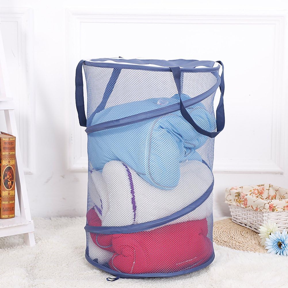 Large Laundry Basket,Frabic Laundry bag Foldable Washing Basket Hamper Storage with Handles Use in Bathrooms, En-suites, Bedrooms & Dressing Rooms