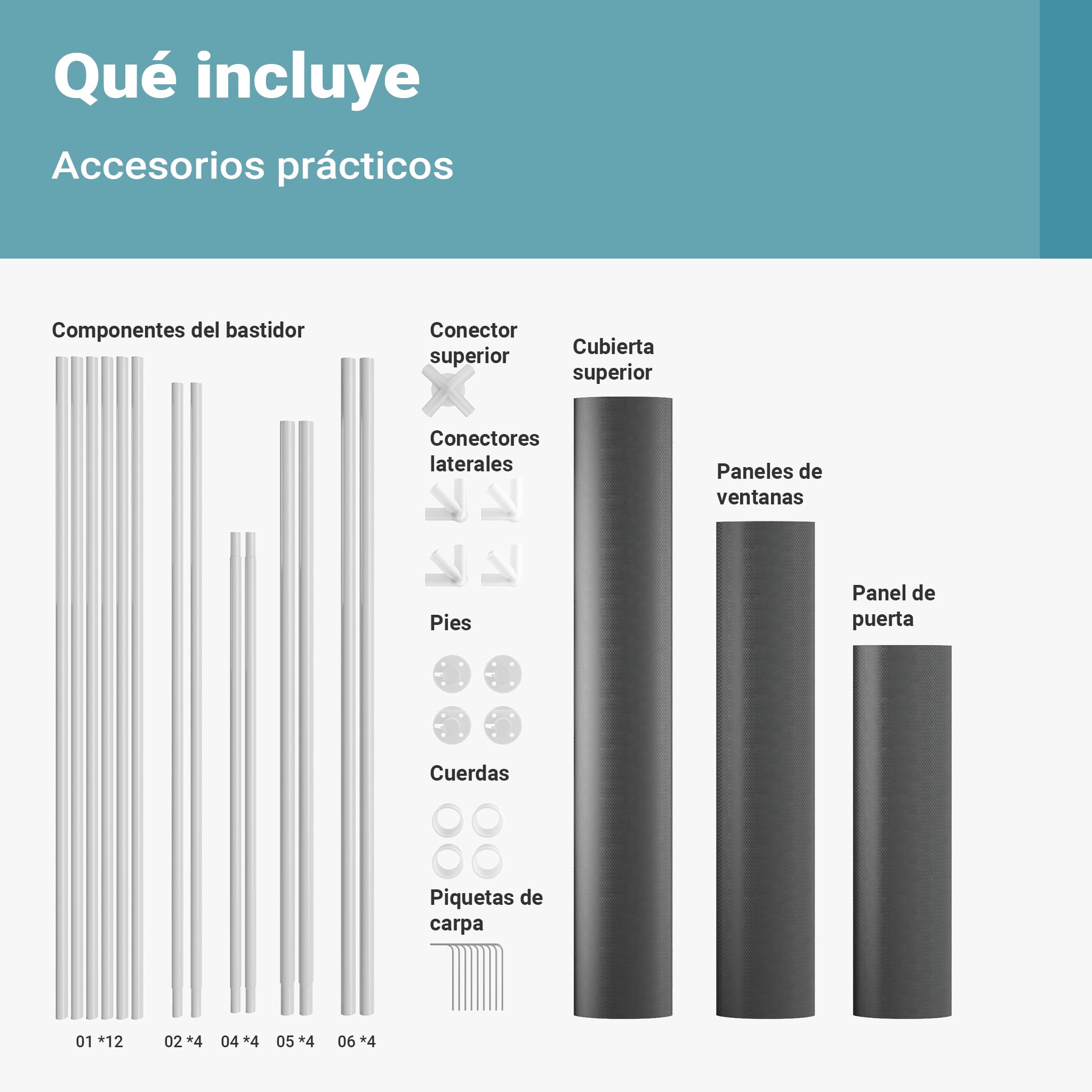 Toboli Pabellón 3 x 3 m en gris con protección UV 50+, gazebo de jardín con laterales desmontables, carpa para fiestas con ventanas, por ejemplo, para terrazas y festivales