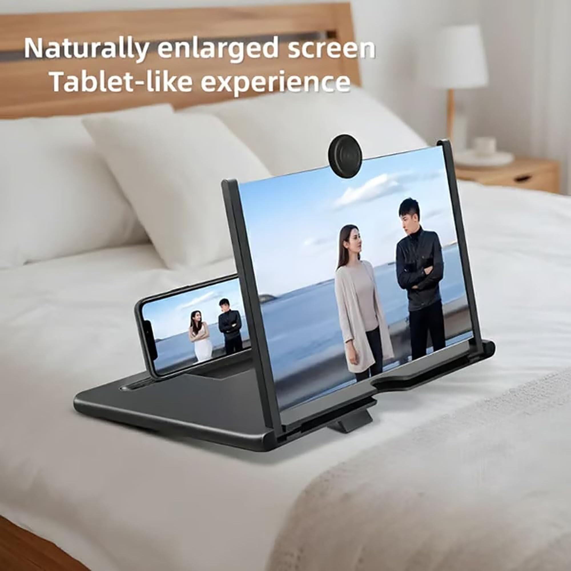 Lupa para teléfono móvil 2026, proyector de lupa 3D Ultra-HD, ampliador de pantalla para teléfono celular, lupa plegable para teléfonos móviles compatible con todos los teléfonos 12025VC