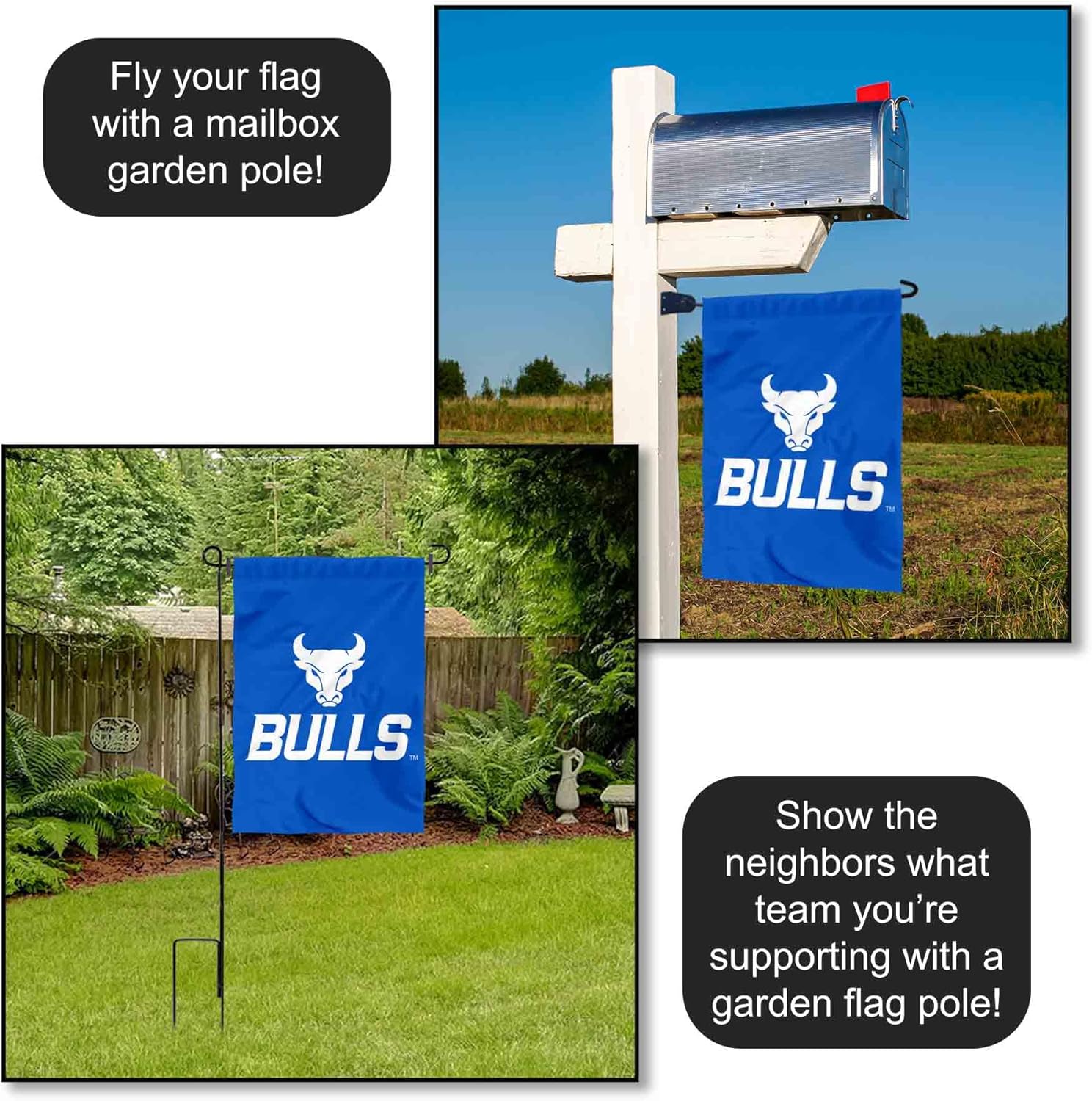 Buffalo Bulls New Logo Garden Flag