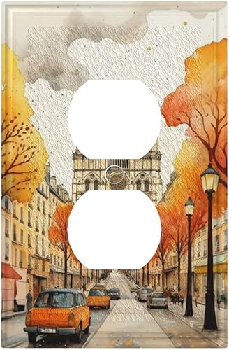 Vista 79 de Decorativo Arte Interruptor de Luz Cubiertas de Pintura al óleo Estilo Flores Placa de Pared de Interruptor de Interruptor Decorativo Placa