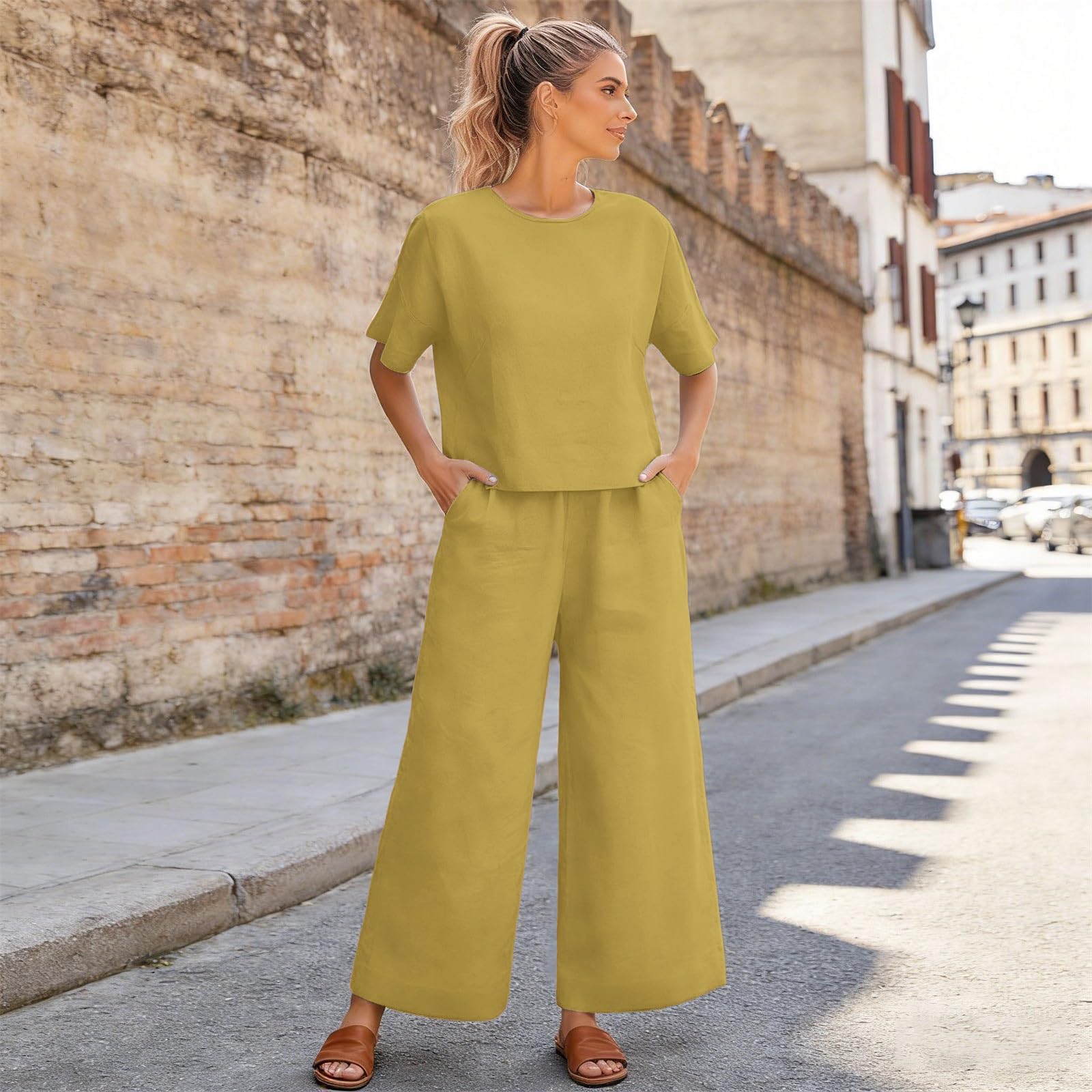 Tenue De Sport Femme Rose Ensemble Sport Femme Fitness Grande Taille | Survêtement Basique Pour D'Intérieur – Maison – Oversized – Tenue Oversized