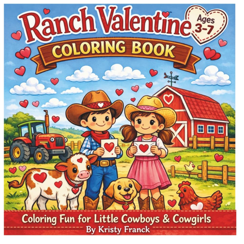 Rance Valentines Coloring Book: Coloring Fun for Little Cowboys & Cowgirls