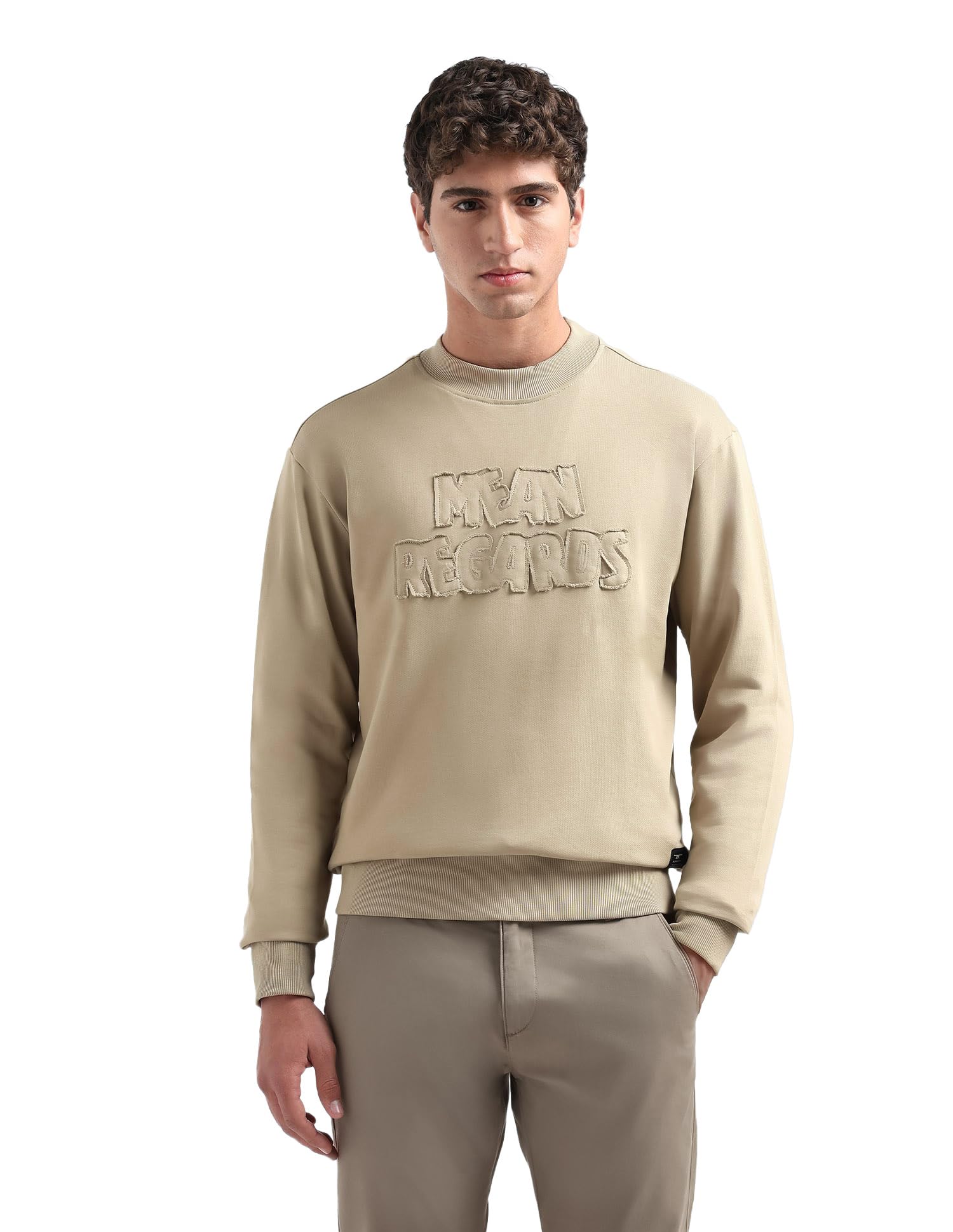Men's Relaxed Fit Sweatshirt| Fabric Decoration-image-11