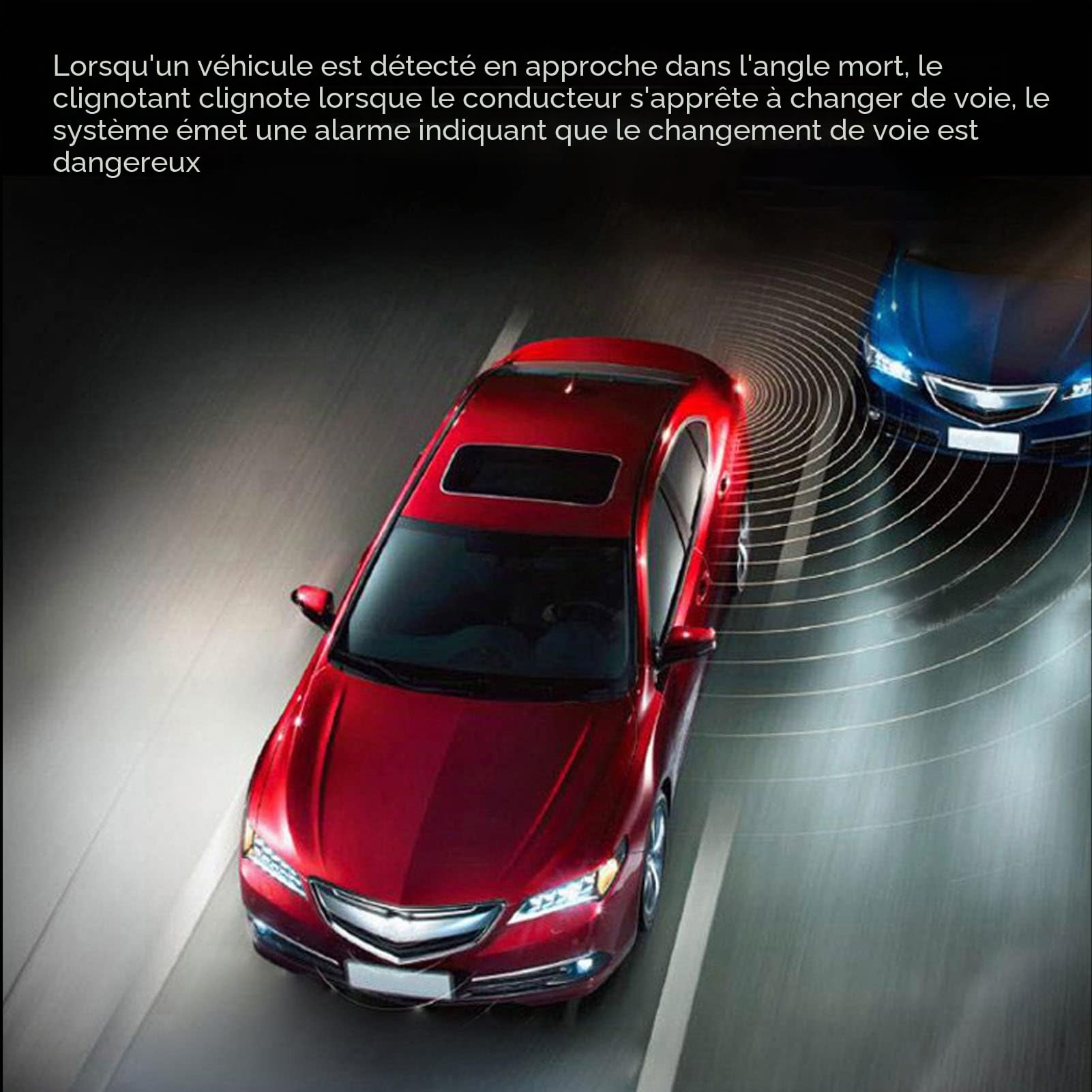 Système de Surveillance des Angles Morts pour Voiture, Assistant de Distance BSD, Capteur D'assistance à la Conduite de Voiture
