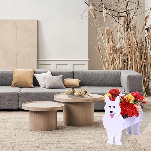 Miniatura 143 de Macetero de pastor australiano, macetas para perros, maceta en forma de animal, macetas de jardín para suculentas de jardín de primera calidad