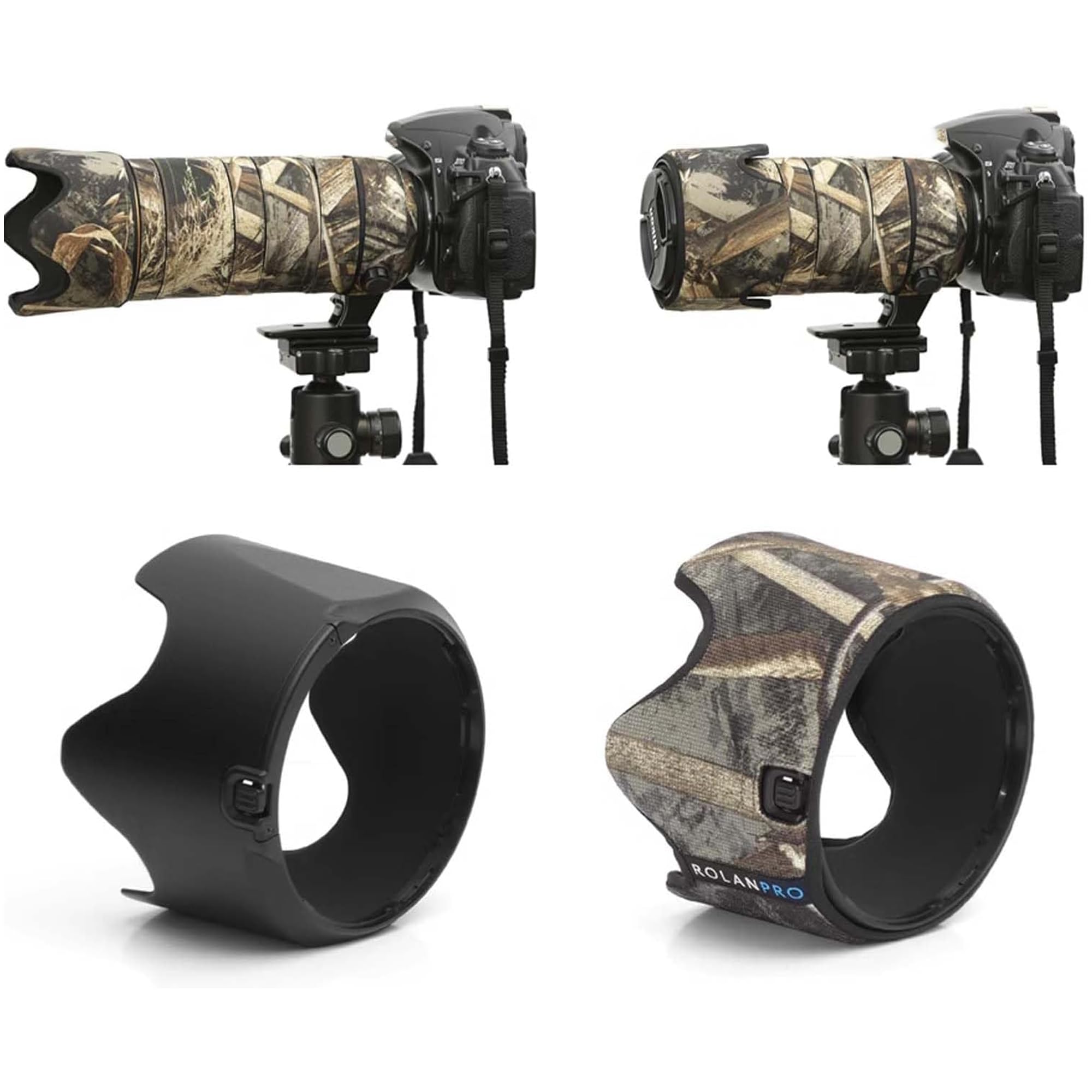 ROLANPRO kompatybilna z Nikon AF-S NIKKOR 70-200mm f/2.8E FL ED VR, #4 Camo