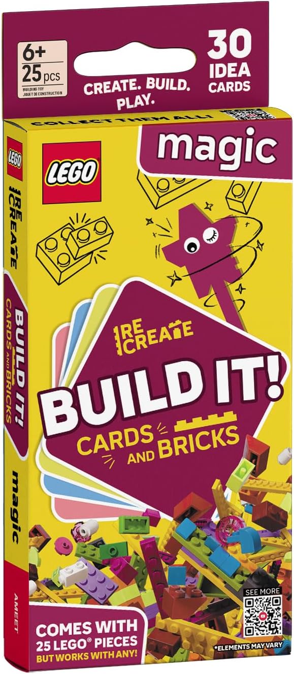 LEGO Recreate Activity Cards – Magic | Fantasy Building Game with 30+ Activity Cards & 25 LEGO Elements | Ages 6+ image 3