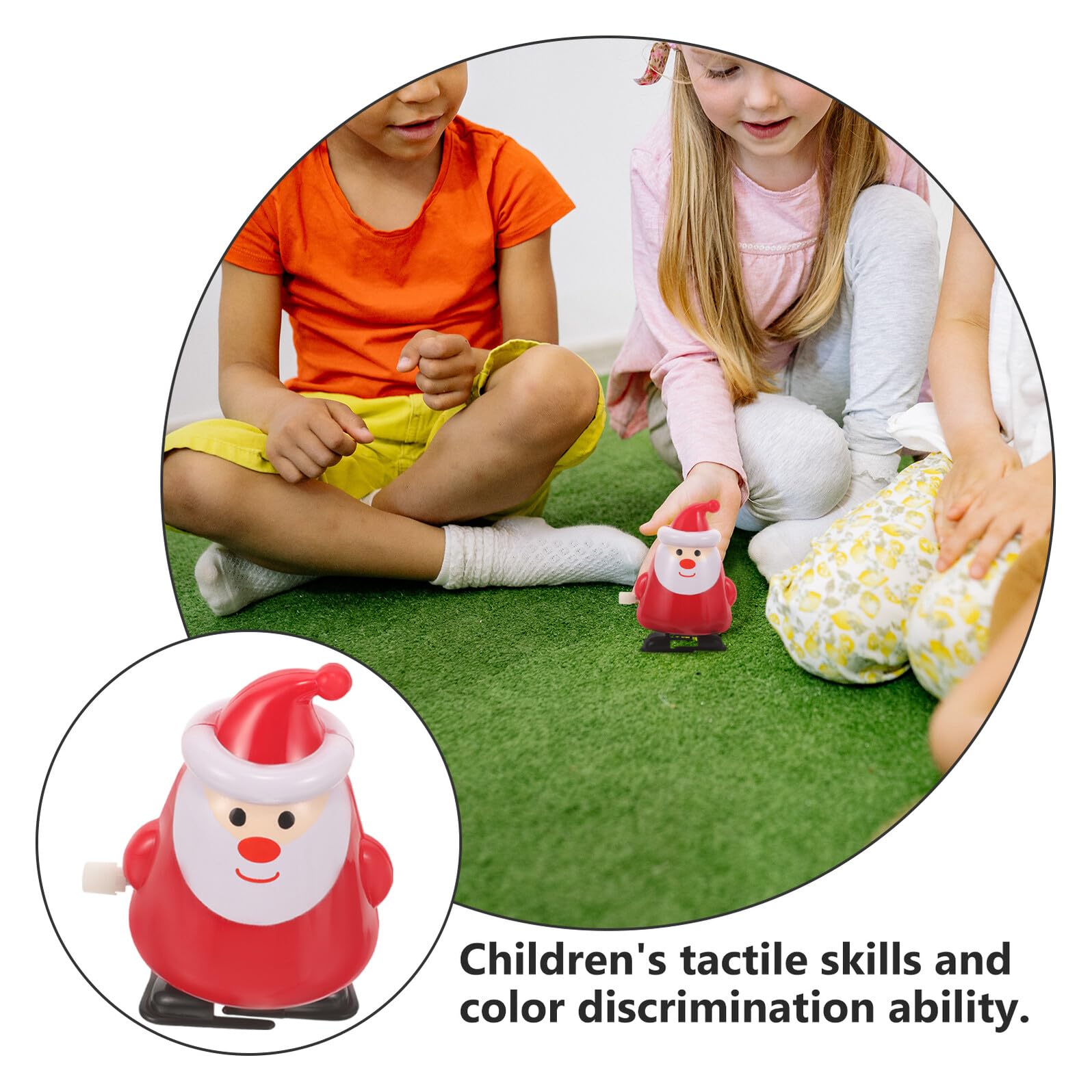 BESPORTBLE Jouet Mécanique de Noël à Remettre Marche Jouet Amusant pour Garçon pour Fille pour Fêtes