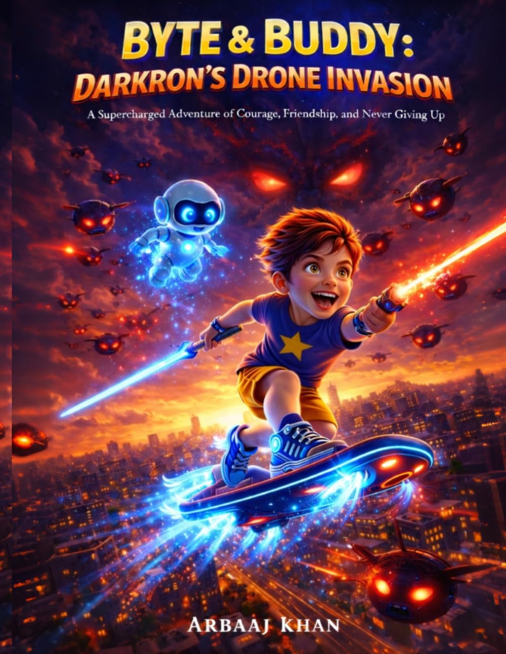 Byte & Buddy: Darkron’s Drone Invasion: A Supercharged Adventure of Courage, Friendship, and Never Giving Up (Byte & Buddy Adventures)