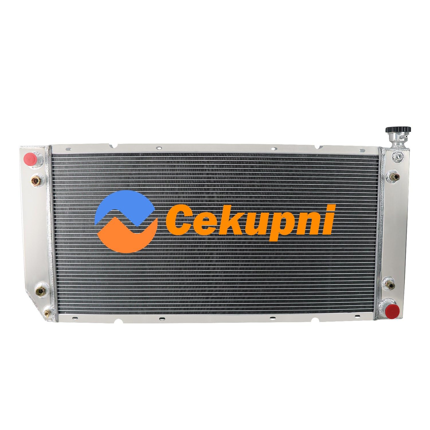 4 rows all aluminum radiator for 1990-2000 chevy gmc c1500 c2500 c3500 k1500 k2500 k3500 yukon r3500 blazer tahoe cadillac escalade, 1990 1991 1992 1993 1994 1995 1996 1997 1998 1999 2000