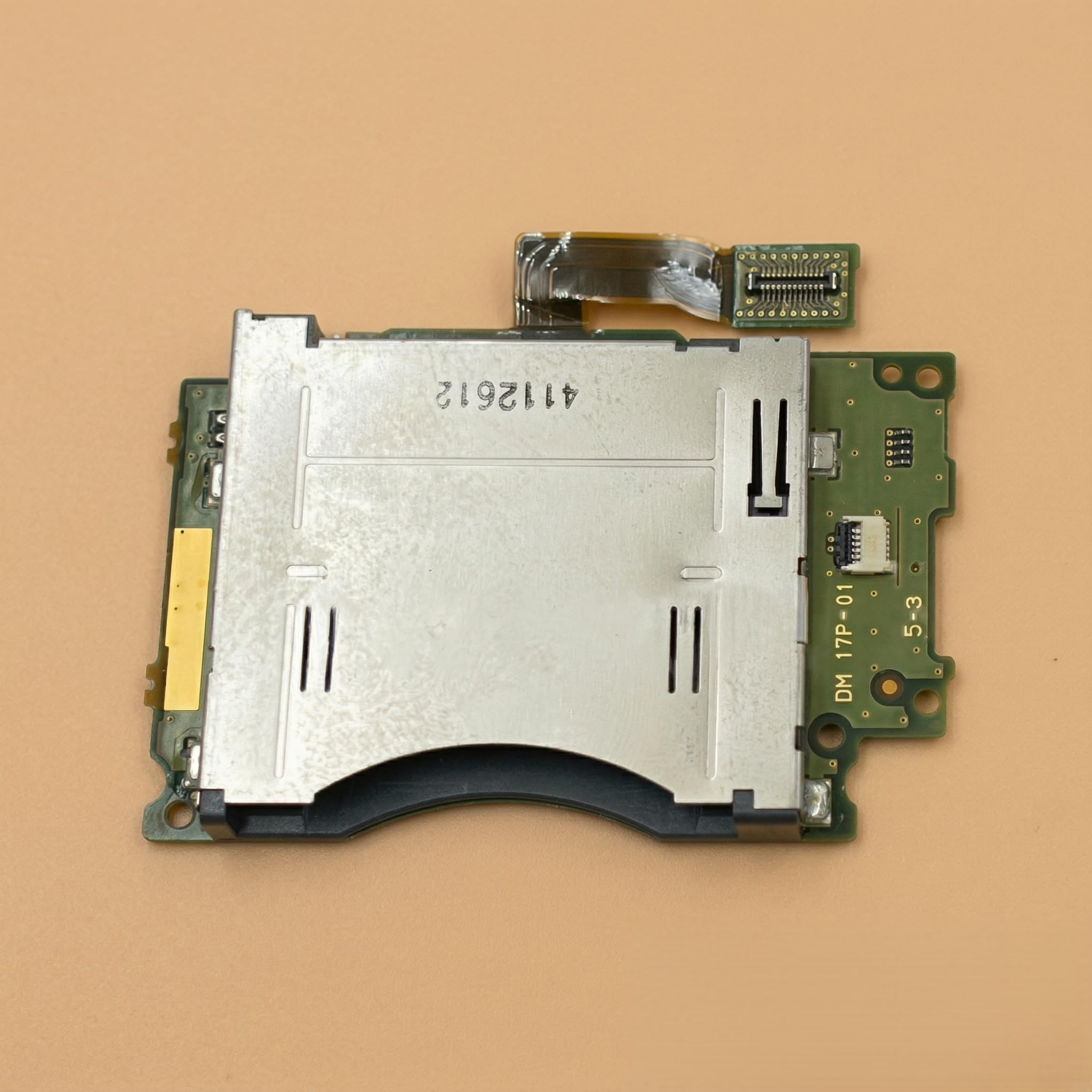 Lecteur Cartouche De Jeu Compatible avec Nintendo New 3DS – Port Interne Slot Carte, Pièce De Remplacement Haute Précision pour Réparation Console, Installation Carte Mère