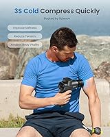 Vista 2 de RENPHO Massage Gun Deep Tissue, Back Massager Therapy with Carry Case, FSA Approved, Percussion Body Masajeador for Men Women Athletes Back Upgrade