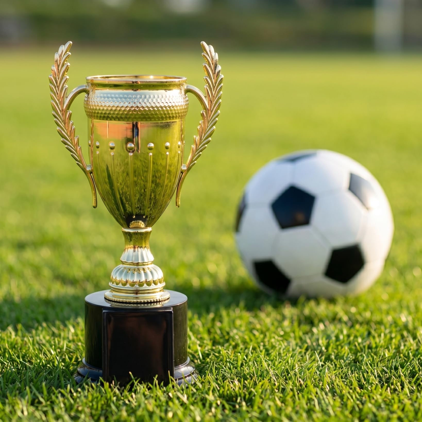 STOBOK Trofeo d'oro in plastica Golden Cup Award Trofei Vincitore della Coppa Trofei Coppa Premio Premio Premio per Scuola Ufficio Sport