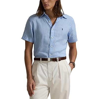 Polo Ralph Lauren Short Sleeve Classic Fit Linen Shirt Men