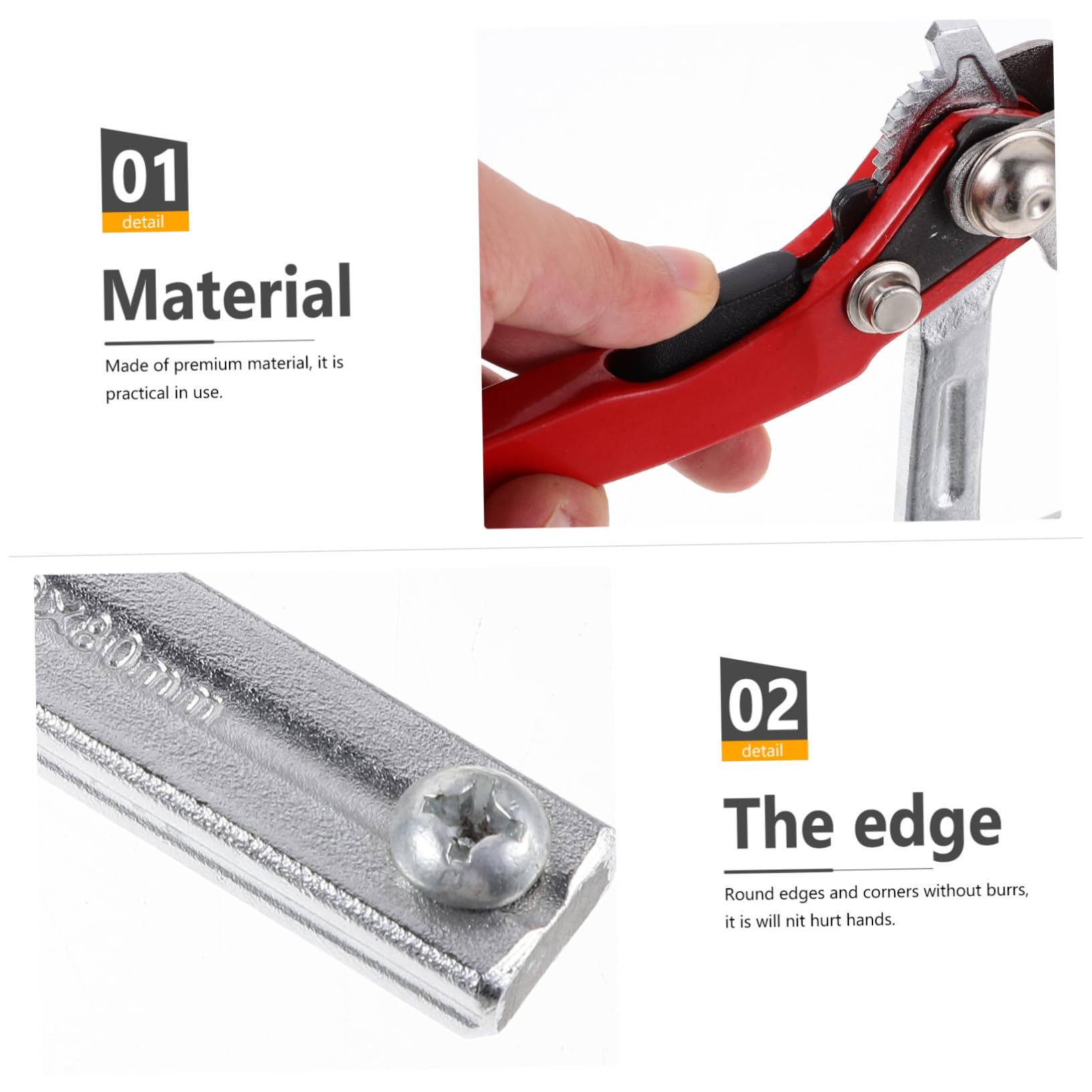 Operitacx Serre-joint pour Travail du Pince Fixe Clip pour Travail du Outil Pratique pour Bricolage Couleur Aléatoire