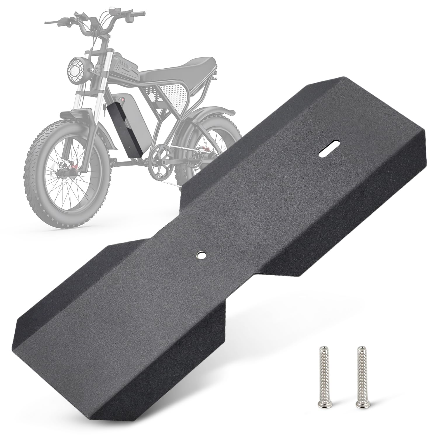 Electric Bike Middle Fender E-Bike Mudguard for Ridstar Q20 Ebike,Heavy-Duty Iron Middle Dirt Protector Dust Cover Mud Guard