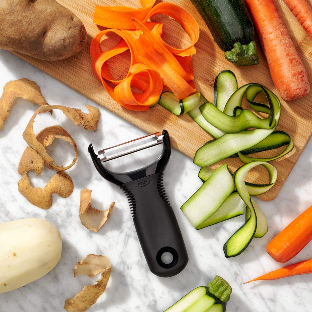 Éplucheur à Légumes Oscillant Good Grips - Double Lame Inox, Lavable Au Lave-vaisselle - 11