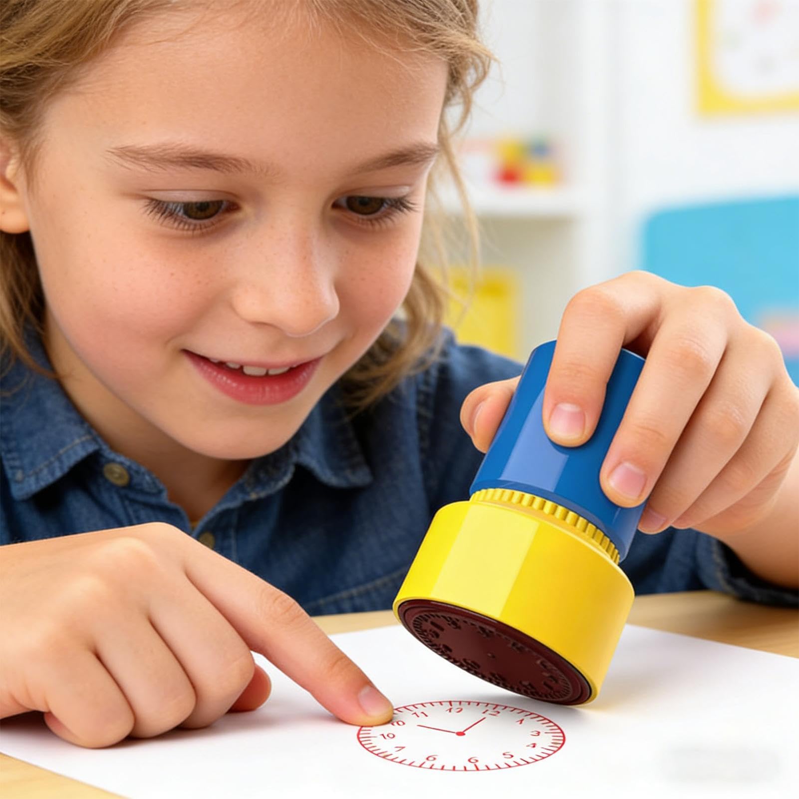 'orologio, Attività divertenti educative per imparare l'ora, 'orologio dei bambini, per l'aula per bambini a casa d'arte pittura scrapbook compleanno festa scuola e festa