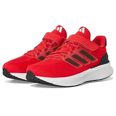 adidas Kids Ultrarun 5 Elastic Lace Shoes (Little Kid) Kids Shoes Pure Ruby/Black/White