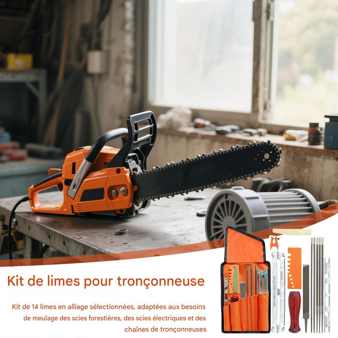 Affûteur Chaîne Tronçonneuse Fournitures de Jardin et Maison, Accessoires