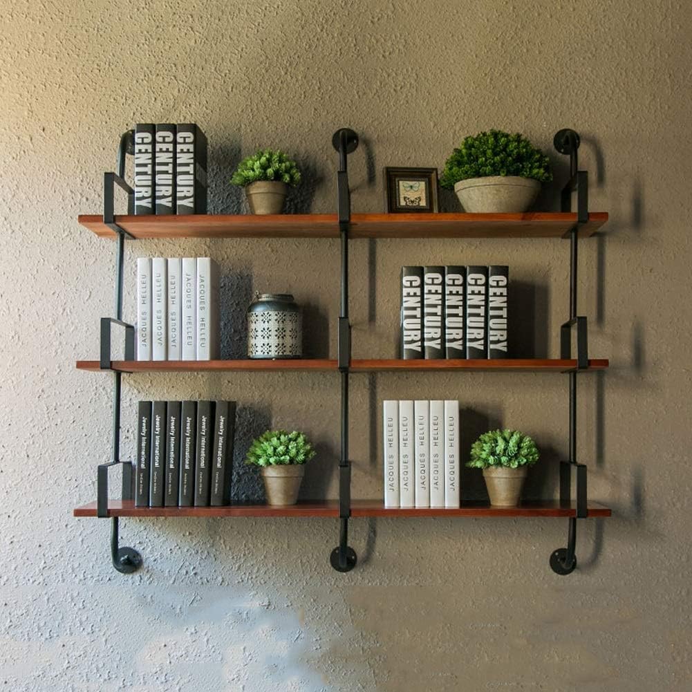 Buy Wall shelf Floating Shelves, Solid Wood 3 Set of Wall Shelves Shelving Storage Accessories