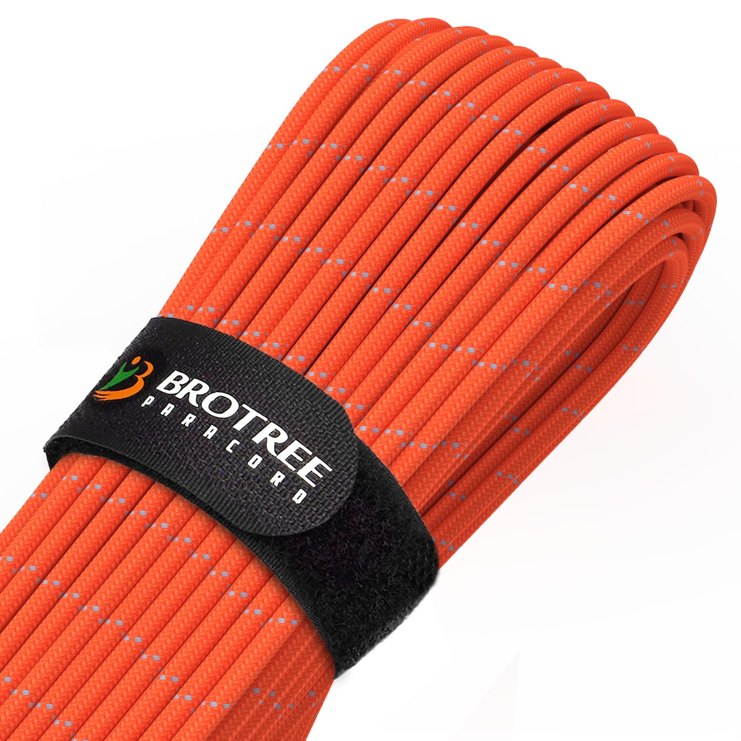 Amazon | Brotree パラコード 9芯 4mm 50m 反射 ガイロープ 耐荷重