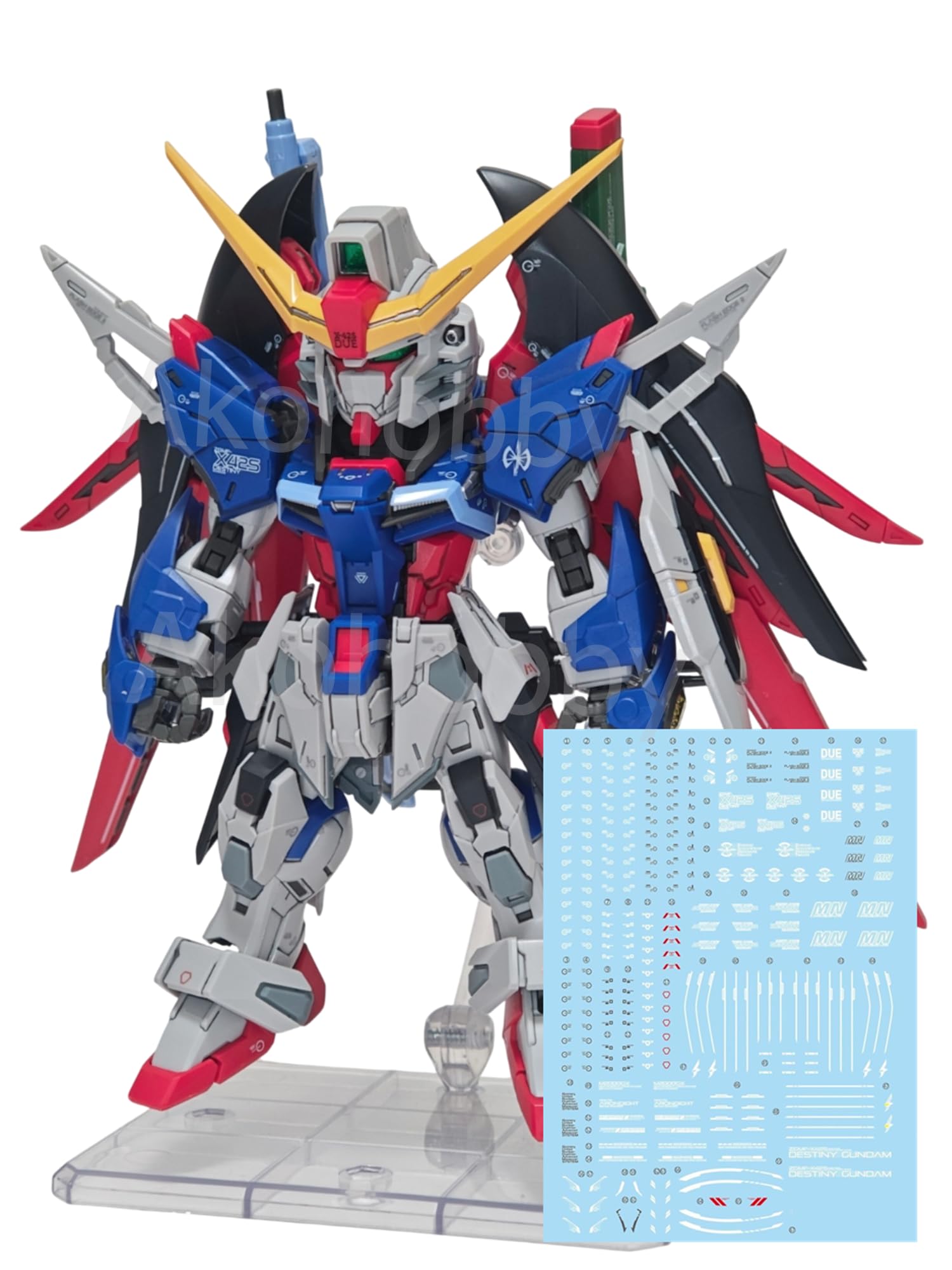 Amazon | MGSD デスティニーガンダム デスティニー デカール 対応 蛍光
