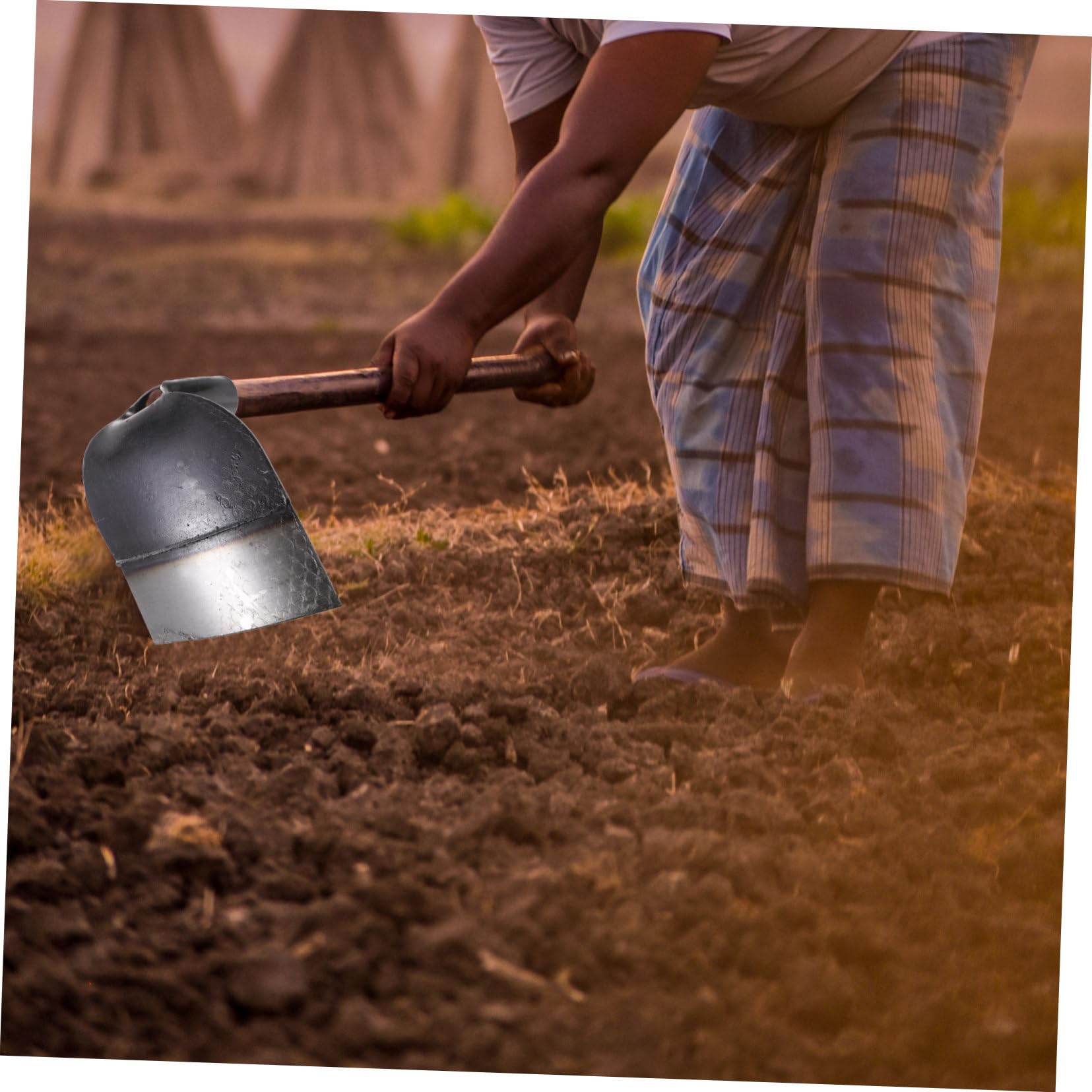 Zappetta in Acciaio Inossidabile per Diserbo e Lavoro del Terreno Strumento Agricolo Resistente per Orto e Giardino Facile da Usare per Rimuovere Erbacce e Ammorbidire