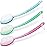 DecorRack Bath Brush with Bristles, Long Handle for Exfoliating Back, Body, and Feet, Bath and Shower Scrubber, Random Color (1 Pack)