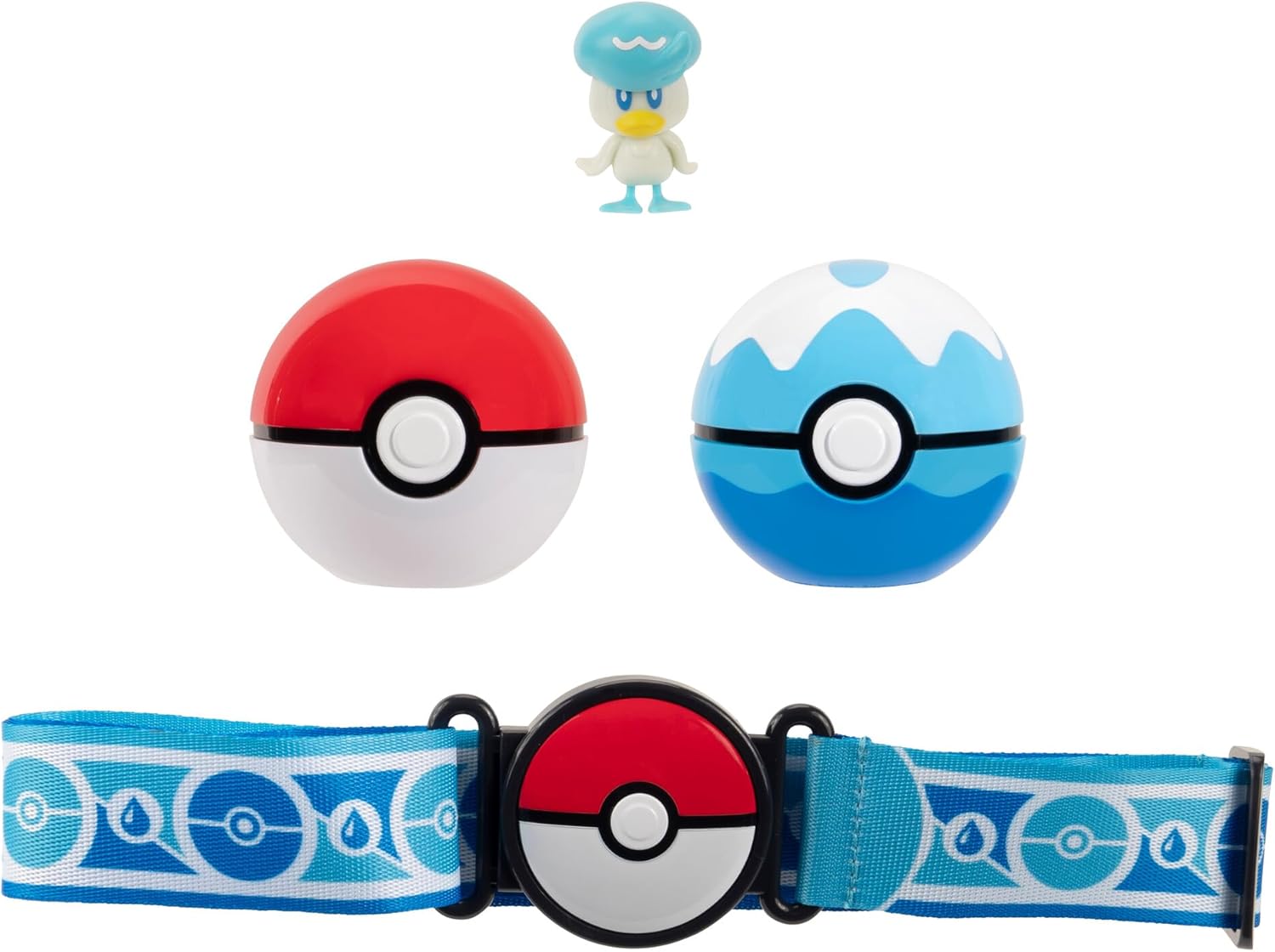 Pokémon Clip´N´Go Belt Set - Quaxly & Bulbasaur - Official Pokemon Playset for Children 4+