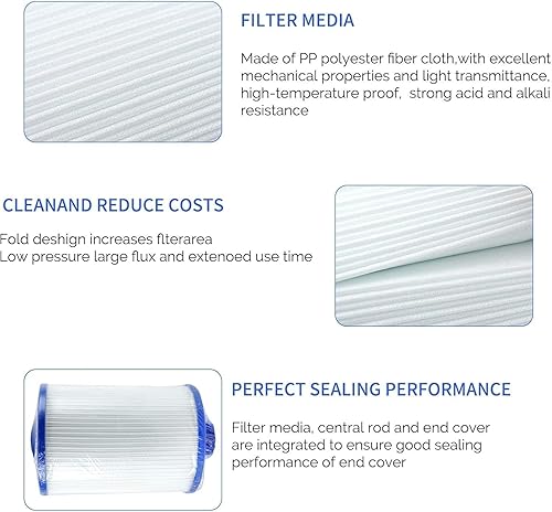 Miniatura 4 de Filtro de repuesto de spa, filtro de spa pww50, para filtro de spa vikingo, filtro 6ch940, Unicel 6CH-940, 817-0050, Filbur