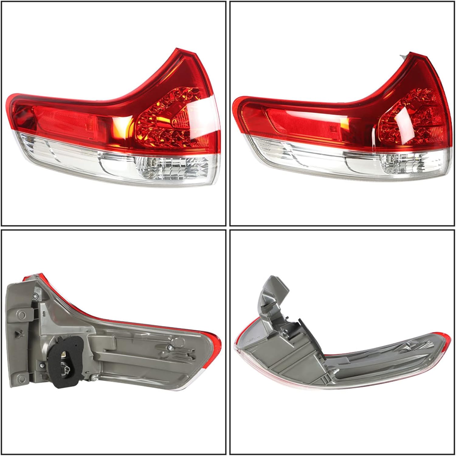 Driver Side Tail Light Replacement for Toyota Sienna Base LE Limited XLE 2011-2014 Rear Tail Light Lamp Assembly LH TO2804107 8156008030