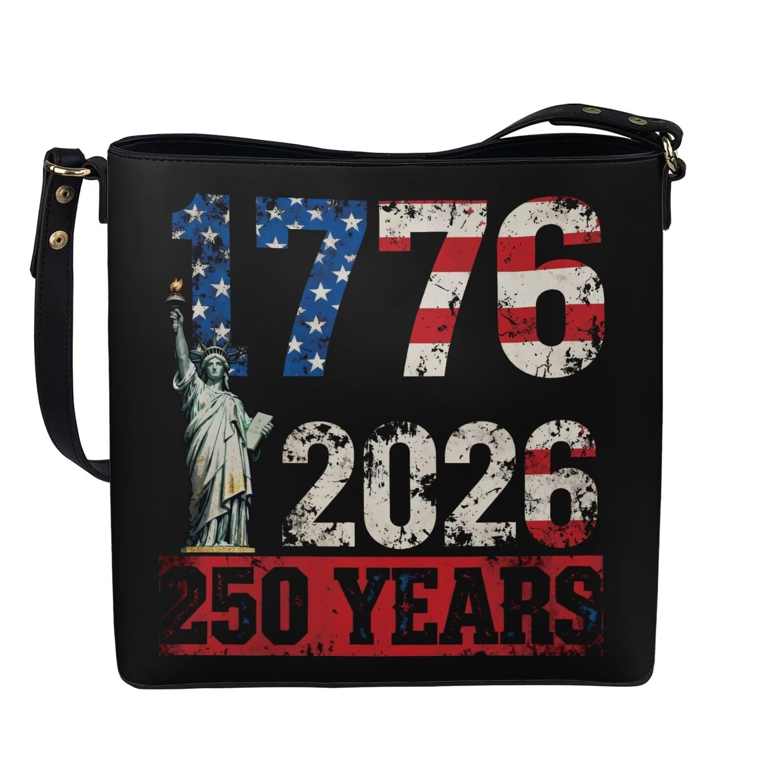 HUGS IDEA Boho Bags for Women Leather Handbag Shoulder Bucket Crossbody Purse