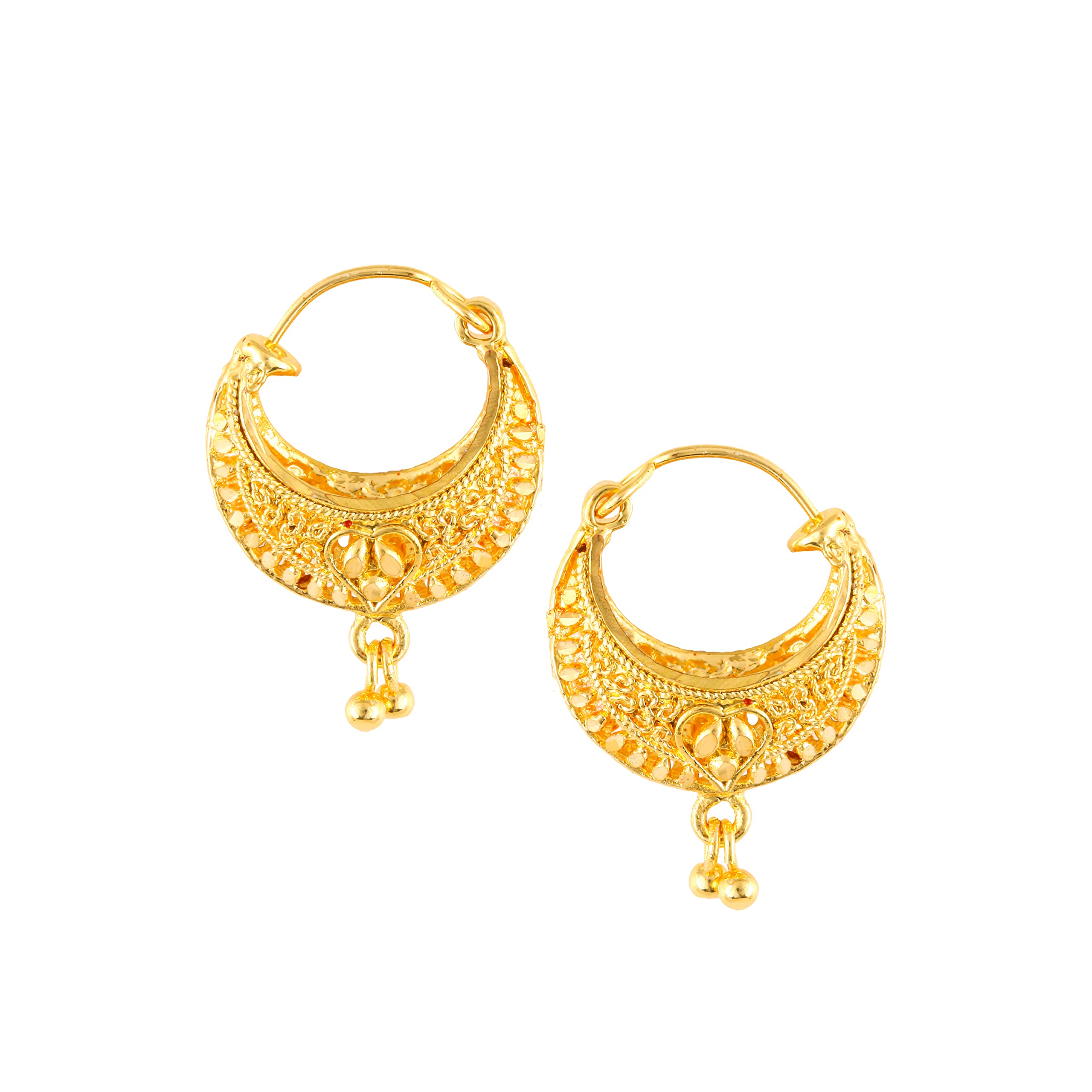 MEENAZ Traditional Temple 1 One Gram Gold Studs Ethnic Brass18k South Indian Meenakari Screw Back Round Hoop Bali Combo Set Pack Stud Earrings For Women girls Latest -GOLD EAR RINGS STUD-M162 (B0B859PQZC) Amazon Price History, Amazon Price Tracker