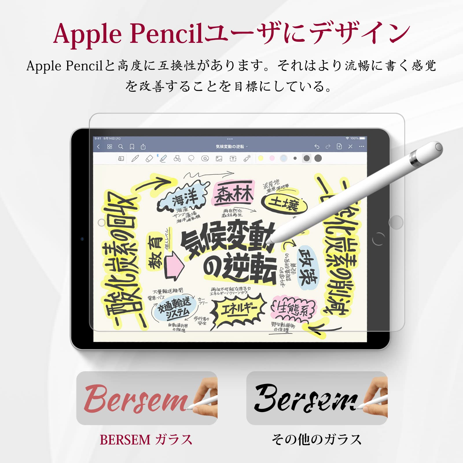 Amazon.co.jp: BERSEM 強化ガラスフィルム iPad 10.2 第9/8/7世代 