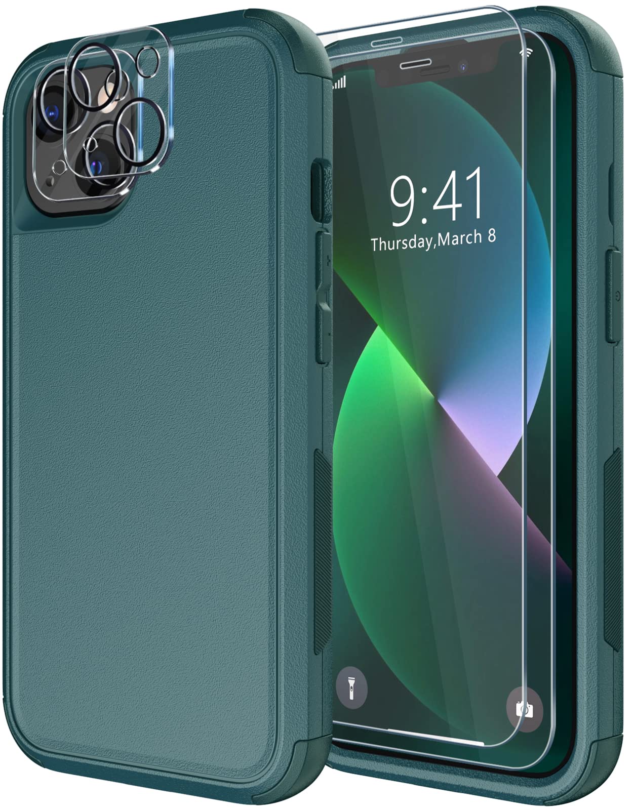 iphone13ケース Amazon.com: Diverbox for iPhone 13 Case [Shockproof] [Dropproof